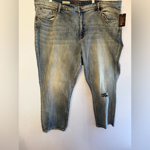 KUT FOR THE KLOTH KATHY ANKLE STRAIGHT LEG STYLE KP0594GB5R SIZE 24W FADED WASH - Picture 1 of 12